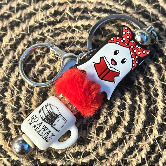 Hand Crafted Accessories - Book Keychain